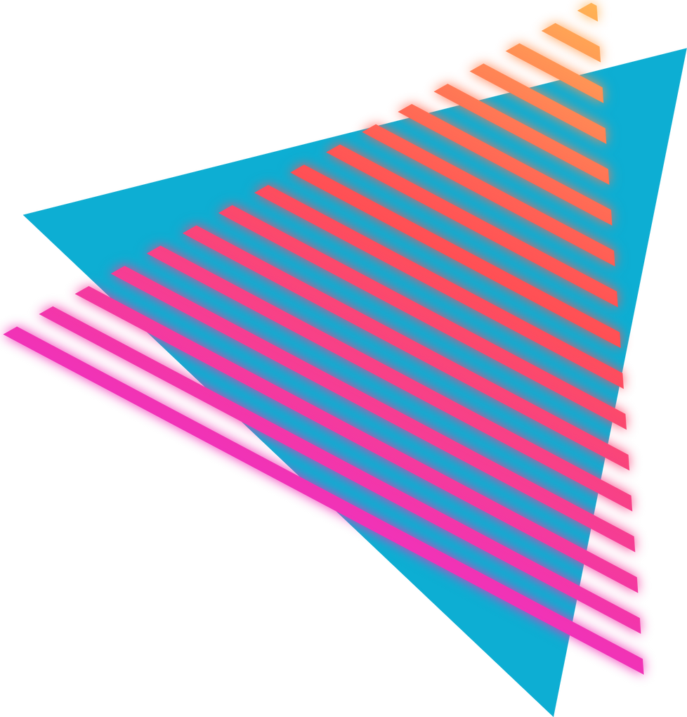 Triangle Abstract elements retro style 80s-90s. Illustration